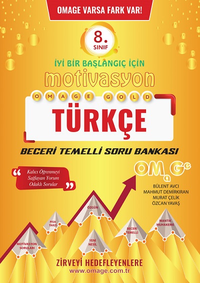 8. Sınıf Omage Motivasyon Türkçe Soru Bankası